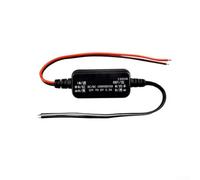 Volakebeing Convertidor reductor de voltaje CC de 12 V a 6 V 2,5 A, módulo de fuente de alimentación reductor IP67, impermeable, automotriz, uso industrial, 15 W, plástico negro, 43 x 22 x 11 mm