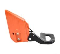 Volakebeing Cubierta de embrague de piñón de freno de cadena de repuesto para motosierra 5200 5800, conjunto de mango de freno resistente en naranja/blanco para herramientas eléctricas de patio y