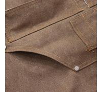 Volakebeing Delantal de trabajo para hombres y mujeres, delantal de carpintero de lona gruesa con diseño de parte inferior dividida, resistente al desgaste y al agua, ropa de trabajo para carpintería