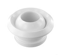 Volakebeing Difusor de aire redondo ABS ajustable salida de ventilación de techo boquilla esférica válvula de ventilación circular grado comercial para sistema HVAC 75-200 mm (150Q)