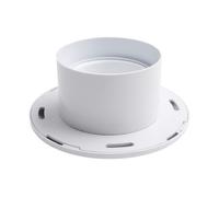 Volakebeing Difusor de aire redondo ABS ajustable salida de ventilación de techo boquilla esférica válvula de ventilación circular grado comercial para sistema HVAC 75-200 mm (75Q)