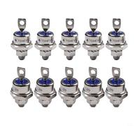 Volakebeing Diodos rectificadores en espiral 70HFR120/70HFR120 para carga de batería, control del motor, fuente de alimentación, 1200 V, 70 A, componentes industriales, 5 pares (B)