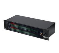 Volakebeing EQ-323 ecualizador gráfico dual de 31 bandas Procesador de espectro digital con pantalla LCD Control por computadora USB para estudio de grabación de rendimiento de escenario de audio