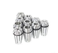 Volakebeing ER11/ER16/ER20/ER25/ER32/ER40 - Juego de pinzas de resorte para máquina de torno de fresado CNC, acero al carbono premium, tolerancia de desviación de 0.015 mm, alta para herramienta (10