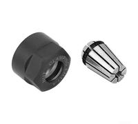 Volakebeing ER11 - Juego de portabrocas con tuerca de sujeción, piezas de torno de acero para fresadora CNC, herramienta de sujeción de alta precisión de 6 mm, 5 mm, 4 mm, 3,175 mm (4 mm)