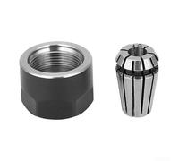 Volakebeing ER11 - Juego de portabrocas con tuerca de sujeción, piezas de torno de acero para fresadora CNC, herramienta de sujeción de alta precisión de 6 mm, 5 mm, 4 mm, 3,175 mm (5 mm)