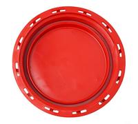 Volakebeing IBC - Cubierta de tanque para contenedor de almacenamiento de líquidos de 1000 L con sello de junta, tapa de polipropileno rojo compatible con recipientes intermedios de plástico a granel