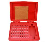 Volakebeing Juego de 50 medidores de pines de acero M0 grado Z para medición del diámetro del agujero, 0.011-0.060 pulgadas ± 0.0002 con 2 pulgadas de longitud, acero de rodamiento GCr15 tratado