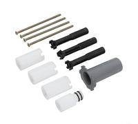 Volakebeing Juego de extensión de ducha de baño, ajuste de espacio de 25 mm, se adapta a mezcladores termostáticos, construcción duradera, diseño