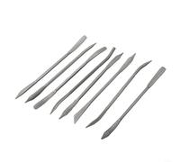 Volakebeing Juego de limas de escofina para tallar madera, 8 piezas, limas de rifle de doble extremo, acero al carbono, 190 mm, cabeza curvada, herramientas manuales para carpintería