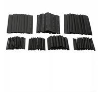 Volakebeing Kit de tubos termorretráctiles, 127/328/530 piezas, juego surtido de manguitos de reparación de cables de poliolefina 2:1, relación de encogimiento, tubo de aislamiento eléctrico