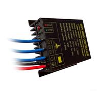 Volakebeing MPPT - Generador de turbina eólica con controlador de carga CC 12 V/24 V 800 W, salida de potencia máxima de 25 A, carcasa de aleación de aluminio IP67 nominal para exteriores (B)