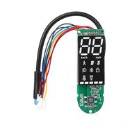 Volakebeing Panel de control de placa de circuito de scooter eléctrico mejorado, compatible con panel de control de pantalla Pro, velocímetro, kit de reparación de piezas de repuesto de rendimiento