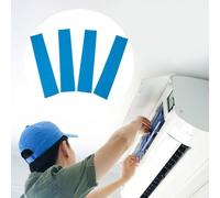 Volakebeing Paquete de 4 filtros de aire acondicionado de repuesto compatibles con Mitsubishi Electric Split AC MSY-GE24NA MSY-GL24 MAC-2310FT-E, almohadillas de filtro HVAC de esponja de poliuretano