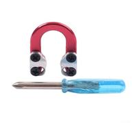 Volakebeing Para lazo en D de metal para arco compuesto, culatín de flecha de aleación de aluminio, 23 mm x 18 mm, ligero y de larga duración para caza y uso al aire libre (rojo)