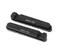 Volakebeing Pastillas de freno de bicicleta para llantas de fibra de carbono compatibles con 105 Ultegra Dura-Ace R55C4 55 mm compuesto de goma negra alto rendimiento bajo calor frenos de bicicleta de
