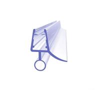 Volakebeing Tira de sellado de vidrio para puerta de ducha de 50 cm, deflector de agua de goma transparente de repuesto para 6 mm, 8 mm, 10 mm, 12 mm, sello inferior de pantalla de baño, paquete de 2