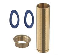 Volakebeing Tuercas de latón para suministro de agua fría y caliente, tornillo de pie fijo con extensión de tuerca de bloqueo, 60 mm, 80 mm, 100 mm, 120 mm, 150 mm, accesorio de reparación para cocina