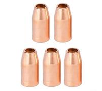 Volakebeing VNS50F - Juego de 5 boquillas de soldadura de cobre de rosca fija de 1/2 pulgada compatibles con Fusion 140 180 220 250 MIG, puntas de antorcha de soldadura MIG, accesorios industriales de