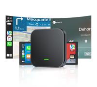 Volam Adaptador inalámbrico para coche CarPlay & Android, dongle inalámbrico, conversión rápida de cable a wifi inalámbrico de 5 GHz, plug and play, sin latencia para iOS 10+ Android 11+, coches de