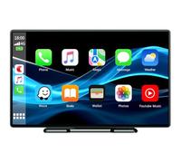 Volam Portátil Radio Coche con Inalámbrico A-pple Carplay & Android Auto,9 Pulgadas Autoradio Estéreo IPS Pantalla Táctil con Bluetooth 5.0, Pantalla de Coche con Asistencia de Voz/Mirror Link/FM/AUX