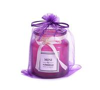 Volanic 100 bolsas de regalo de organza con cordón transparente de 17 x 23 cm, para joyas, fiestas, bodas, caramelos, muestras de muestras