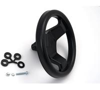 Rolly Toys Volante para vehículos a Pedales (Accesorios para rollyFarmtracs, rollyX-Tracs y rollyUnimogs, Volante Negro, Volante de Control) X38600001580