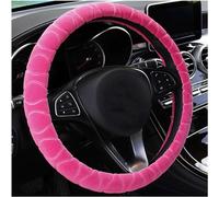 Volant couvrir fausse Fourrure Hiver Chaud Volant Wrap s’adapte la plupart Voiture 37cm 38cm Taille Accessoires d’intérieur Rose