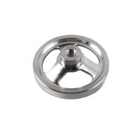 Volante, 1 pieza φ125 mm/M16-2.0 volante de acero inoxidable 304, procesamiento CNC
