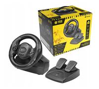 Volante 2-pedales 4en1 cable microUSB Tracer Rayder Gamezone-Serie