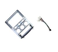 Volante A La Derecha Marco para Radio De Coche Android De 9 Pulgadas para Mitsubishi para DELICA D5 2007-2009 QAQMHVCVB(Frame with Cable)
