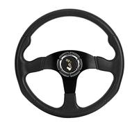 Volante a la Deriva de 350mm/14 Pulgadas, Volante Deportivo para Coche de Carreras, Plato Profundo, 6 Pernos, Volante Universal, Accesorio Modificado para Coche(Negro)