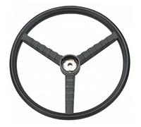 Volante Ama Tractor diámetro 395 mm: Volante plano con tapa, cono C2, tapa central para fijación, Made in Italy