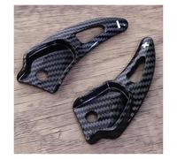 Volante antideslizante Para Dodge Para Challenger Para Cargador Para Durango SRT 2017-2025 Extensión Palanca Cambios Volante Coche(Fibra de carbono negro)