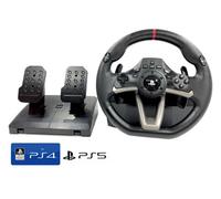 Volante - Hori Racing Wheel Apex, Para PS4, PS5 y PC, 270°, Negro + Pedales