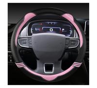 Volante automóvi Cubiertas para Berlingo para E-Berlingo para XL Funda Volante Coche 38 Cm Antislizante(Pink O Shape)
