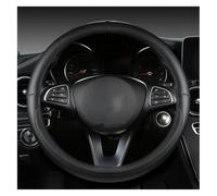 Volante automóvi Cubiertas para Captur para Duster para Megane 2 3 Clio Funda Volante Coche 38 Cm(Black O Shape)