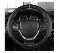 Volante automóvi Cubiertas para Civic para Ciimo para Ja Funda Volante Coche 36 Cm(Black O Shape)
