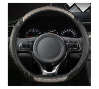 Volante automóvi Cubiertas para Kia para Forte para GT 2019-2021 Funda Volante Coche Transpirable Antislizante 38 Cm con Forma D(4)