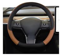 Volante automóvi Cubiertas para Tesla para Mol 3 2016-2023 Funda para Volante Coche 37 Cm Antislizante(3)