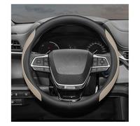 Volante automóvi Cubiertas para Toyota para Corolla para Cross para Crown para Kluger Funda Volante 38 Cm Antislizante Transpirable(Black Yellow)