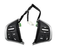 Volante Automóvil Botones Para Chevrolet Para Dmax 2019 Interruptor De Volante Volumen Audio Interruptores Control Teléfono Medios Musicales Multifunción(Black-1Set)