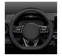 Volante automóvil Protector Funda para Vol Coche Fibra Carbono Y Antidesliz Transpirable 15 Pulgadas (Aprox. 38 Cm) Volante Coche(Type D Blue Dot)