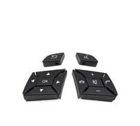Volante BotóN MultifuncióN Control Cubierta Botón Volante Interior Negro Embellecedor Interruptor Control Para Benz, Clase ML GL G, GL550, GL350, ML350, W166, W463(Model A Black)