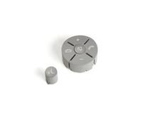 Volante BotóN MultifuncióN Control Embellecedor Cubierta Botón Control Interruptor Volante Coche Izquierdo Y Derecho Para CE Para GLK Clase W204 X204 C180 C200(Right Gray)