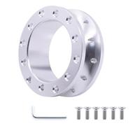 Volante carreras Kit De Adaptador Espaciador Universal Para Volante Deportivo De Coche 30 Mm Y 50 Mm(30MM-Silver)