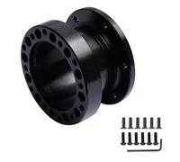 Volante carreras Kit De Buje De Volante Con Espaciador Adaptador 51 Mm 76 Mm 101 Mm(Negro51mm)