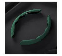 Volante Coche Cubierta Volante Coche Gamuza para Citroen C4 C4 C3 C5 C1 DS3 DS5 DS4 Protector Interno Accesorios Cubiertas(Verde)