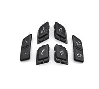 Volante Coche Interruptor Para BMW Para X1 3 Series E84 E90 E91 E92 E93 61316959893 61316959894 Cubierta Botón Control Llave Volante Multifunción Para Coche(Model B 6PCS)
