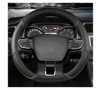 Volante Coche para Citroen C3-XR para Elysee C4 para Sega 2014-2021 para Spacetourer para Picasso DS3 DS5 C3 II III 2009-2021 Funda De Volante Tipo D Funda Volante Coche(Café)